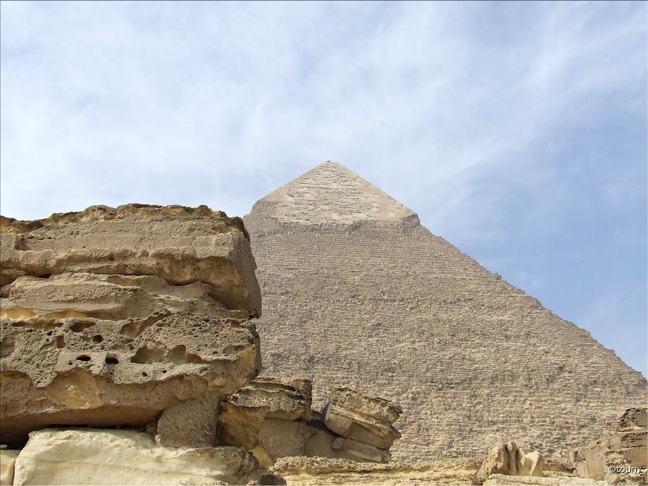 Giseh - pyramide de Khéphren