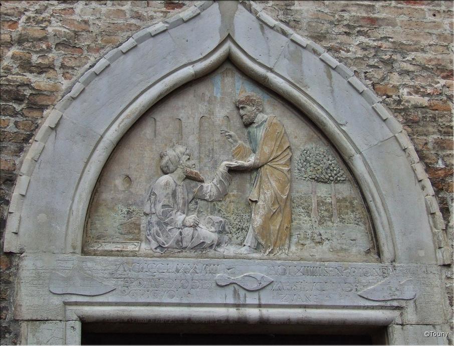 fronton scoletta dei Callegheri a
