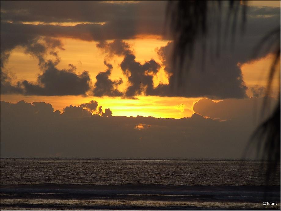 coucher de soleil plage de l'ermitage