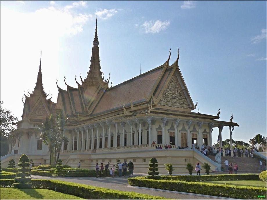 Phnom Penh - palais royal - palais du trone