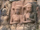 Angkor Thom - enceinte du palais royal - terrasse du roi lépreux