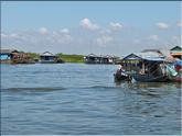 lac Tonlé Sap - marché flottant