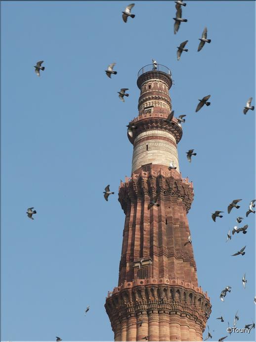 Delhi - Qutub minar lui même