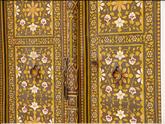 Bikaner- fort Junagarth - porte incrustée