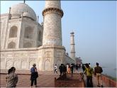 Agra - Taj mahal arrière