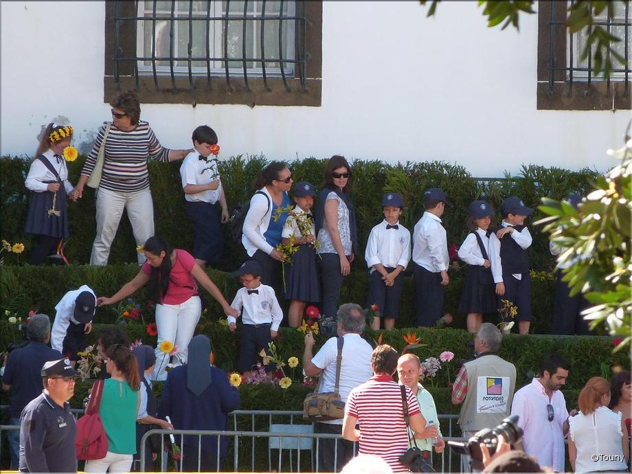 Funchal - fête des fleurs - mur de l'espérance