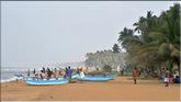 Kalutara - The sand - pêcheurs