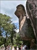 Sigirîya - rocher du lion - cobra hood cave