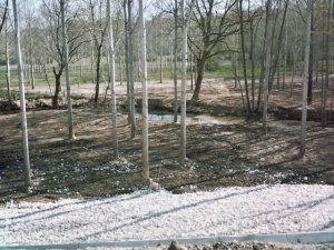 La digue reconstruite